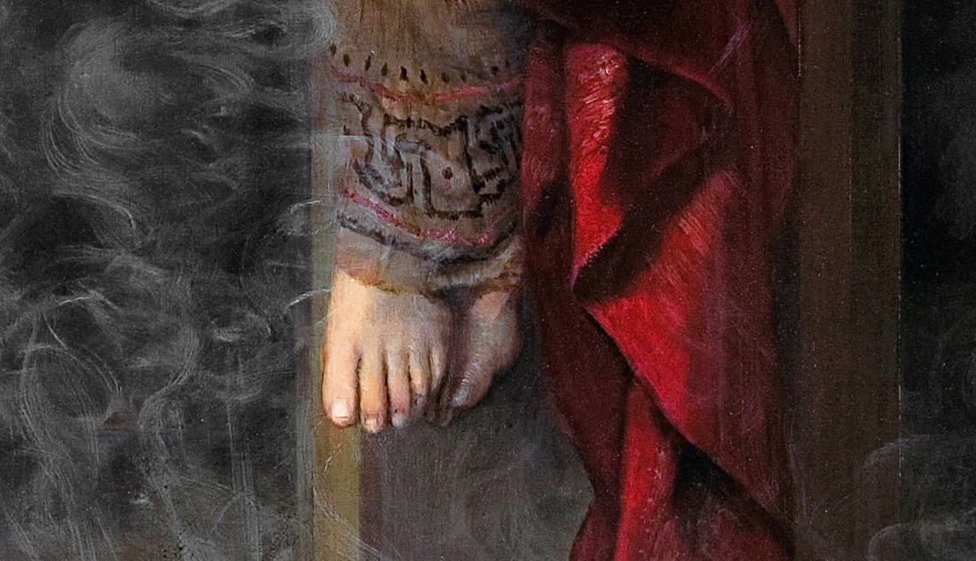 crimsonkismet:  aqua-regia009:Priestess Of Delphi (1891) [Details] - John Collier