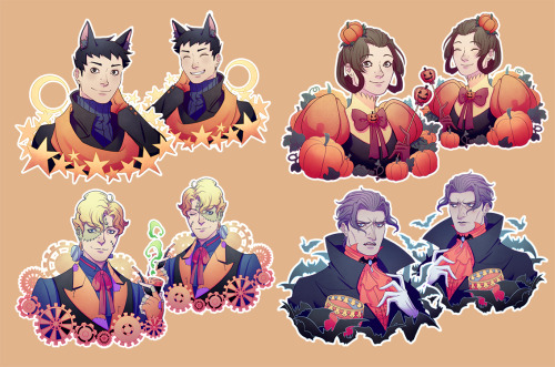  PREORDERS ARE OPEN FOR THESE HALLOWEEN DAI GYAKUTEN SAIBAN / GREAT ACE ATTORNEY CHARMS Preorders en