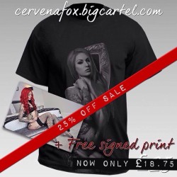 Cervenafox:  Last Tees Left!!!! 25% Off So Grab Yours Now Before They Sell Out! Won’t