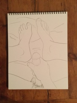 peterbridgstock:  Drawing what I love masturbation