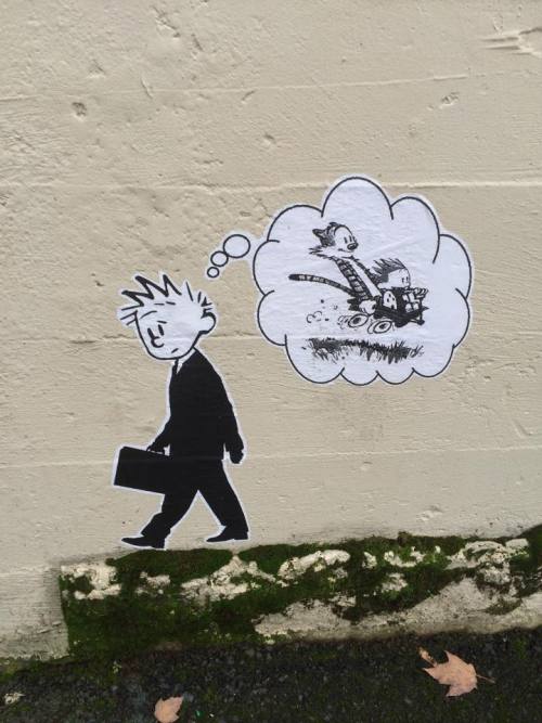stunningpicture:  Graffiti seen on the streets of Portland, Oregon 