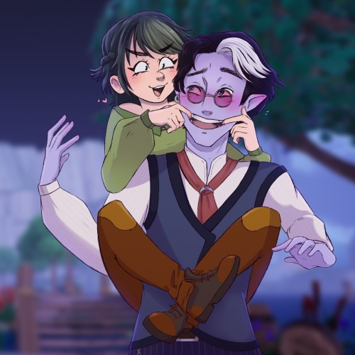 My Palia OC And Jel I Am So Normal About Them I Promise