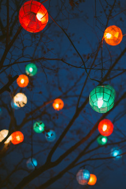 theheroicpatsy:  c1tylight5:  Into A Sky Filled With Wishes | Kelli Seeger Kim  Since it’s been awhile on the lights and lanterns thing. 