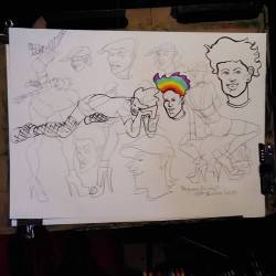 Drawing Nuqueer Power at Dr. Sketchy’s