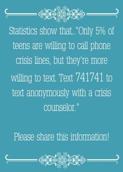 fight-your-illness:  Text the number 741-741