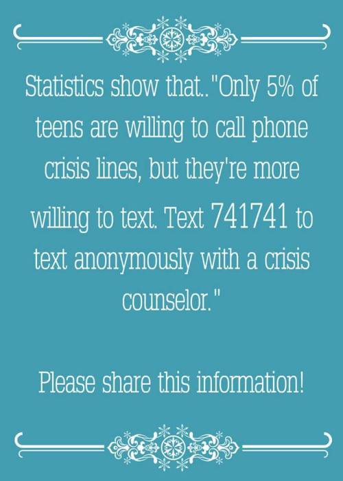 XXX fight-your-illness:  Text the number 741-741 photo