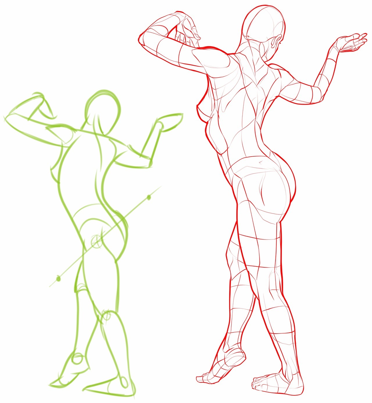 These poses are part of my personal art-challenge...10,000 poses. I use  only purchased or free-t… | Drawing reference poses, Figure drawing  reference, Drawing poses