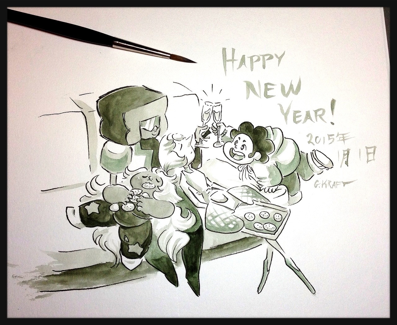 gracekraft:  Happy New Year everyone! Though it hasn’t quite hit here yet, I wanted