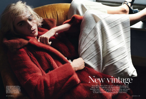 VOGUE Australia September 2015 NEW VINTAGEPhotographer: Nick DoreyStylist: Katie MossmanHair: Neil M
