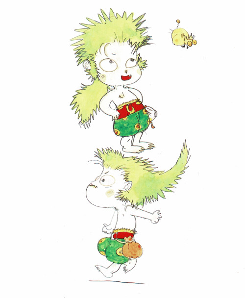 thevideogameartarchive: Artwork of Gau, from ‘Final Fantasy VI’.
