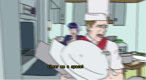 katartna:While cleaning the kitchen Josuke learns a trade secret behind Tonio’s cooking Inspired by 