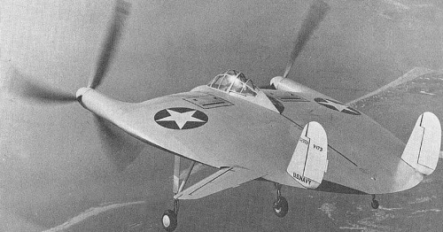 atomic-flash:  The Vought V-173 ‘Flying Pancake’ designed by Charles H. Zimmerman, 1942 - an American experimental test aircraft built as part of the Vought  XF5U ‘Flying Flapjack’ World War II United States Navy fighter aircraft  program. (image