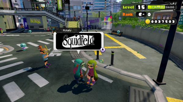A collection of in-game Splatoon posts