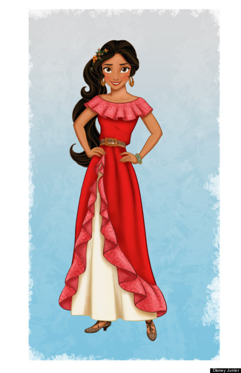 Here’s a look at Disney’s first Latina princess. Hi Elena!&ldquo;Elena will star in her own show on 