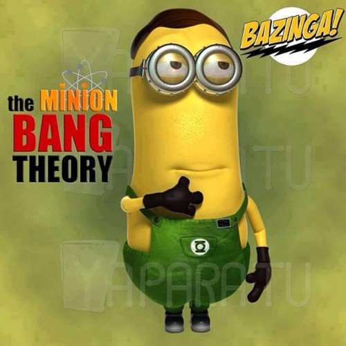 juandre-n:  Love this!!! #TheBigBangTheory #minions #TBBT #SheldonCooper #Bazinga