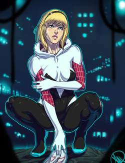 ganassaartwork:  Spider-Gwen To celebrate