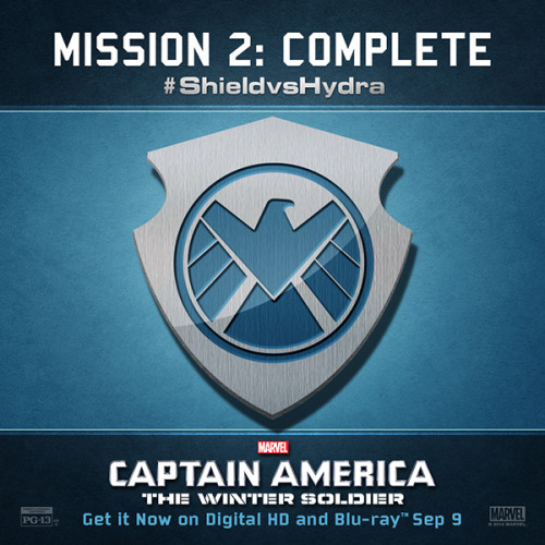 S.H.I.E.L.D Mission 2 complete. You can still get in on the action and join me in the #ShieldvsHydra fight for a chance to win weekly prizes, plus the Grand Prize - a trip to the #Avengers #AgeOfUltron premiere. http://goo.gl/iLSulS