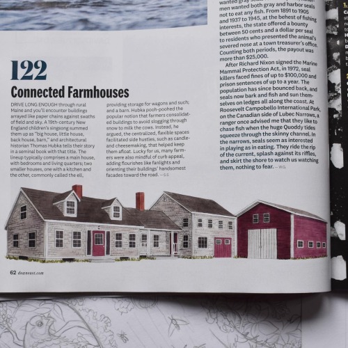 Huge thank you to Down East Magazine for the Dooryard article, and for the fun spot illustrations as