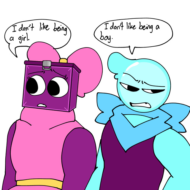 Do yall fw transfem poppy and transmasc boxten alaskinapples99 in