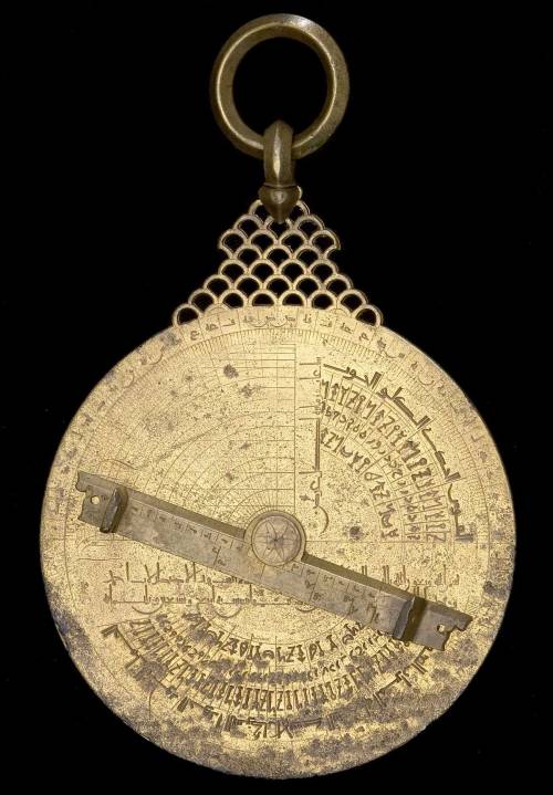 levantineviper: Old Arabic astrolabes. The front (left) and back (right) of each is pictured.  