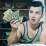 cayya:Mickey + season four #i feel completely average and normal amounts of things for him #mickey#s4#gifsets