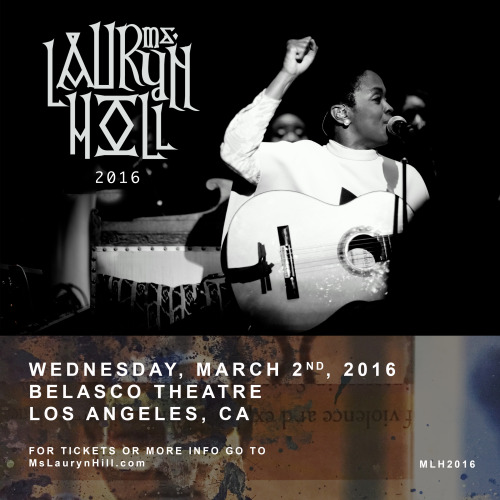 Ms Hill is performing LIVE at The Belasco Theatre this week on Wednesday March 2nd!! Tickets on sale