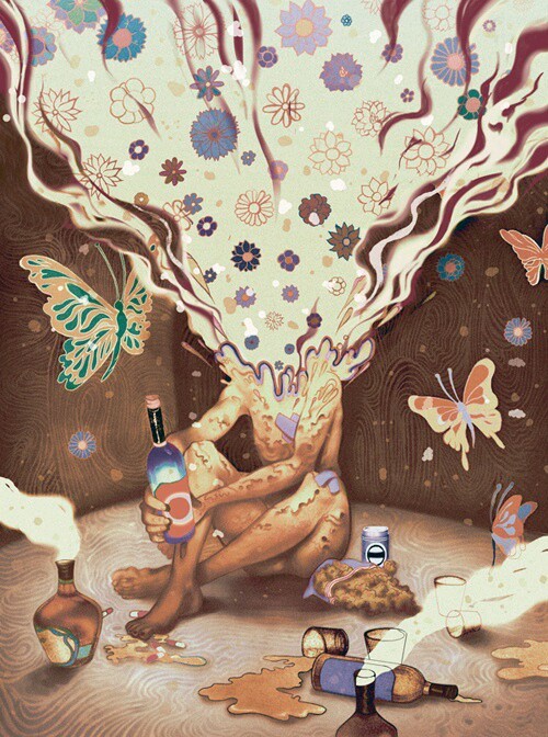 psychedelic-pornography:  “No es necesario creer en lo que dice un artista, sino