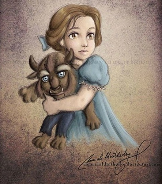 forevermineagain:  I felt completely in love with this. Little disney pricess! Who