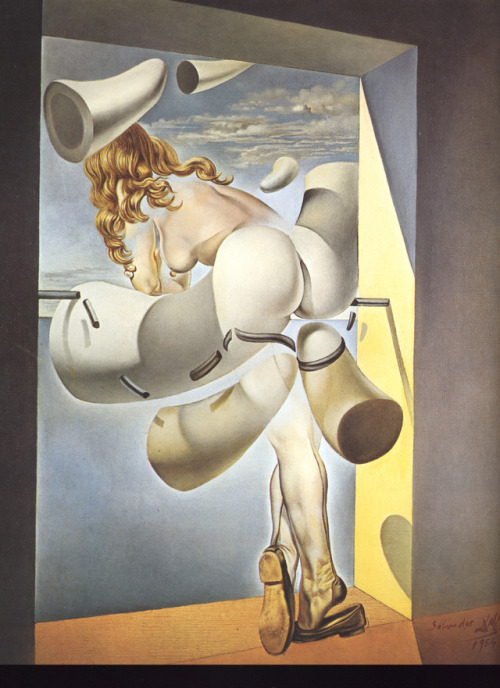 Salvador Dali, “Young Virgin Autosodomized by Her Own Chastity”, 1954.