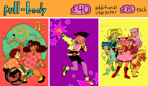 reallyhardydraws:loren’s digital art commissions info post!!![ updated december 2020 ]full body £40