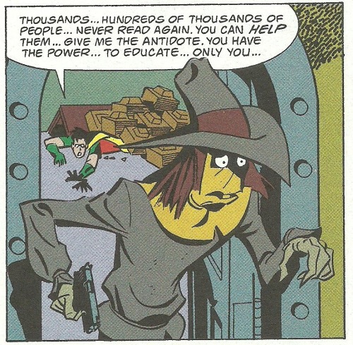 chinchillalace:Dat time Scarecrow valued being a teacher more then being Scarecrow. =o