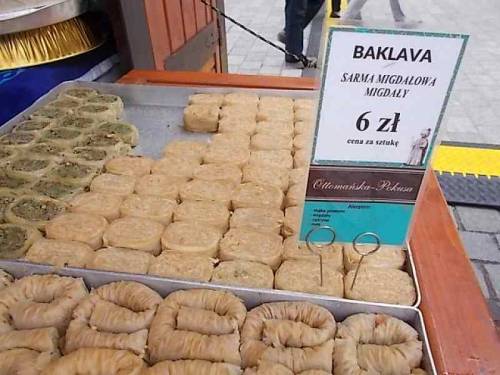 Various kinds of baklava sweets - cookies. South european & mediterranean stuff.