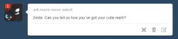 asklibrapony:  “Zelda: Can you tell us