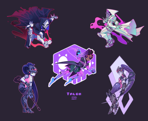 steelsuit:Hello!Team Talon Stickers are now available in my  storenvy!★Size: about 11 x 8 cm (4 x 3&