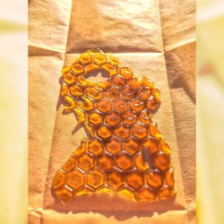 thcdoll710:  Sunday homeycombs! 🍯💛 #honeycomb #errlofig #bubba #oil #710kittens #concentratequeens