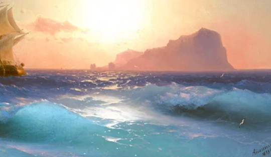 soracities:kaviiinsky:soracities:  soracities:the way ivan aivazovsky looks at the sea…i think…i think that’s what love looks like. love is surrounding yourself with people who see you this clearly   I would like to add one of my favorite sea painters