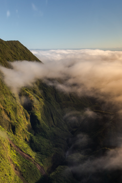 chopper over maui - easily one of my favorite experiences on the island is flying high above it and 