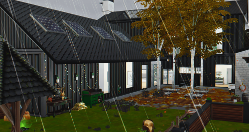 PERSON SCANDI BARN - WIP No.IIIt’s a rainy day during fall at the Peson Scandi Barn in Henford. Prog
