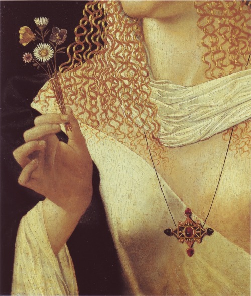 reverberationssilencieuses: Bartolomeo Veneto, Flora (detail), 1515.