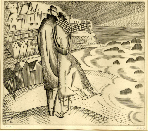 La plage déserte = The Deserted BeachJean-Émile Laboureur (French; 1877–1943)1918 (2nd state, 1920)E