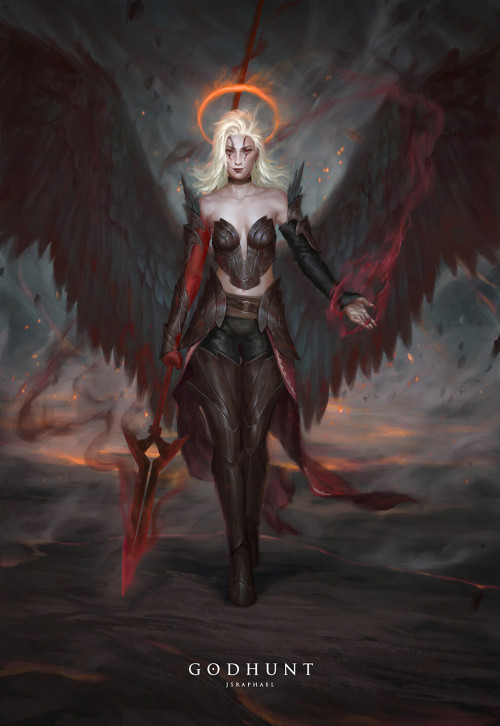 GODHUNT: Blood Goddess Freya  Joshua Raphael www.artstation.com/artwork/L2wzRA