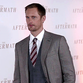 henricavyll:Keira Knightley and Alexander Skarsgård | The Aftermath Premiere  Feb. 20. 20