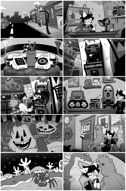 Some Panels From A Scrapped Comic
