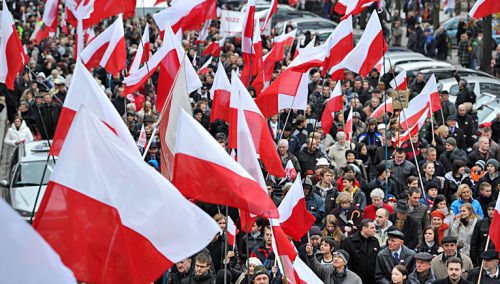 lamus-dworski:November 11th - celebrations of National Independence Day in Poland [in Polish: Narodo