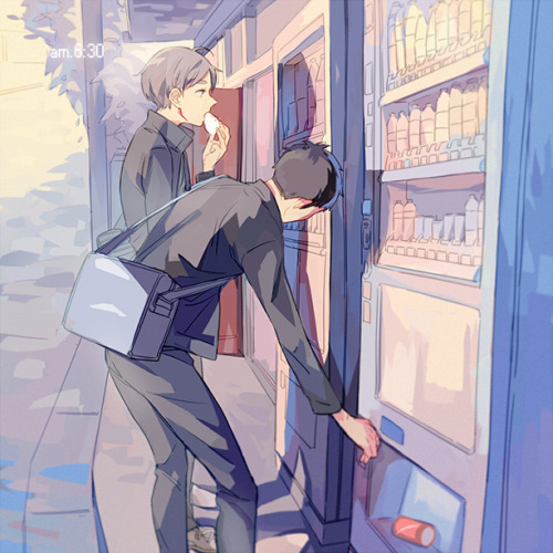 zannki:  happy birthday to suga——！ 最后一张是我和螃蟹的合绘，线稿by螃蟹（http://www.pixiv.net/member.php?id=3300957） 上色by我。