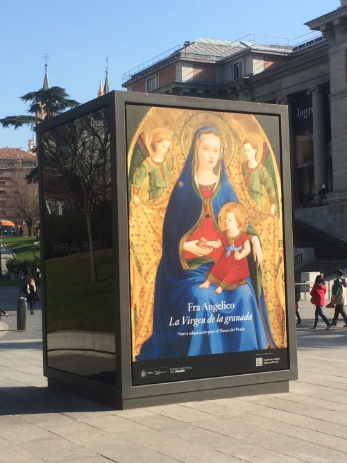 Cartel “Fra Angelico - La Virgen de la granada,” Prado, Madrid, 2016.One more stunning addition to t