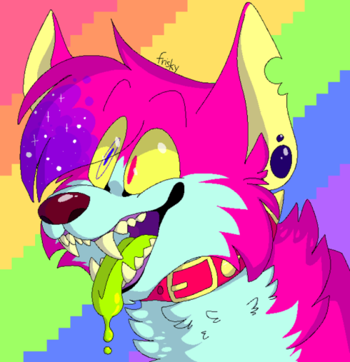 friskymcnugget: what an ugly dog changed up this old thing a bitive always been proud of the lineart