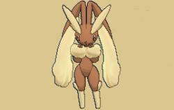 axew: POKÉMON APPEARANCE ↳ Lopunny: Regular