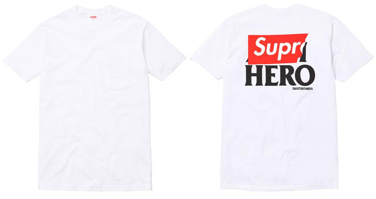 Supreme Archive — Supreme x Anti Hero Logo Pocket Tee Spring/Summer