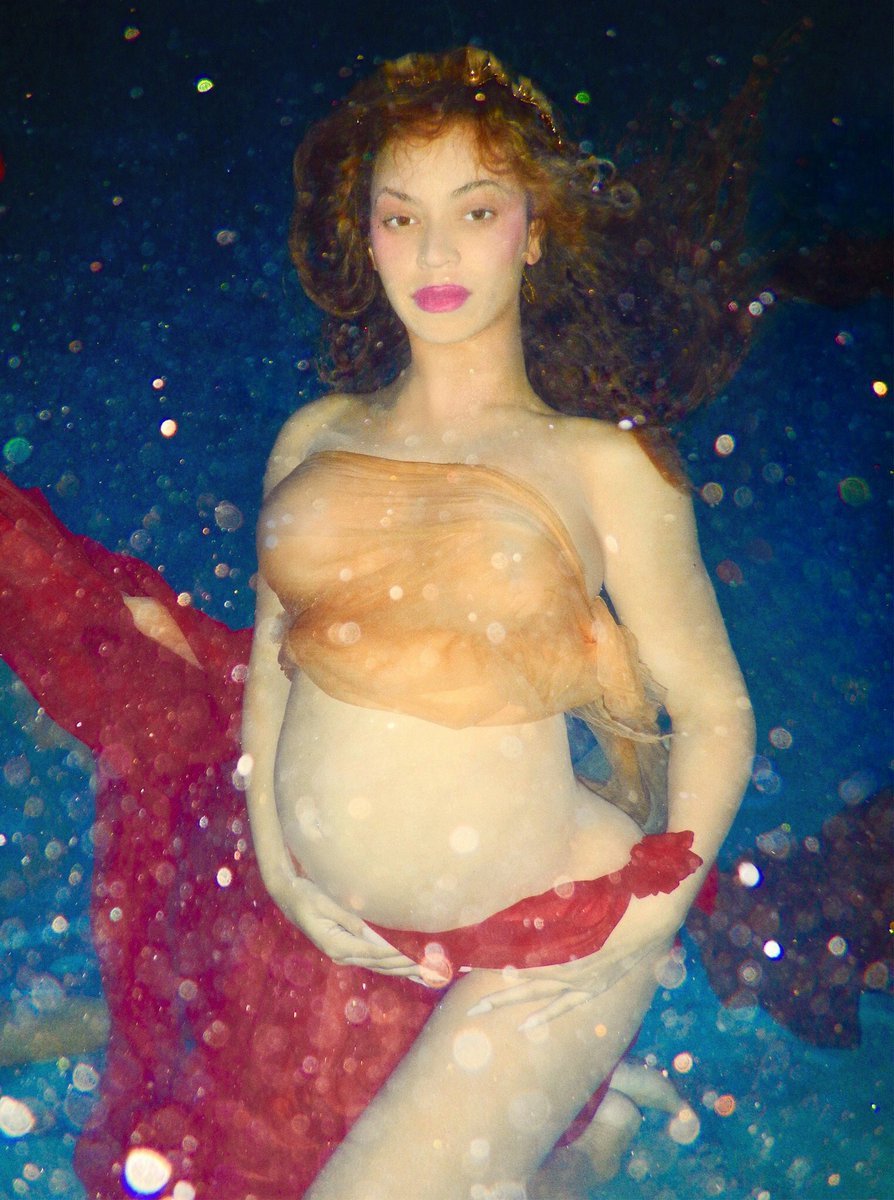 wetheurban:  Beyoncé x Awol Erizku After yesterdays explosive pregnancy announcement,